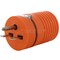 Ac Works Plug Adapter, L6-15R, 6-15P, L6-15P, 6-15P, 0 ft., Orange AD615L615 - alternate 4